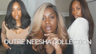 3 AFFORDABLE WIGS  OUTFITS  Outre Neesha Collection [upl. by Zeus]