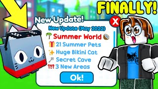 Sneaking Into The NEW Pet Simulator X SUMMER UPDATE [upl. by Irby]