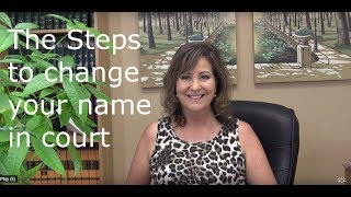 The Info needed and steps for a court to change a name [upl. by Jewett]