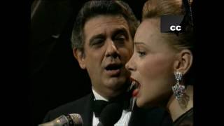 PLACIDO DOMINGO Y PALOMA SAN BASILIO JUNTOS POR FIN HD TOGETHER LAST AT 1991 [upl. by Fosque39]