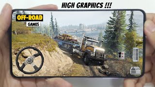 Top 10 Best OffRoad Games For AndroidampiOS 2021  Realistic Offroad Simulator Games  MD Gaming [upl. by Mok]