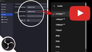 HOW TO STREAM 4K VIDEO ON YOUTUBE USING OBS STUDIO [upl. by Merwyn]