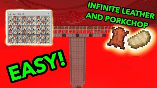 SIMPLE 121 AUTOMATIC HOGLIN FARM TUTORIAL in Minecraft Bedrock MCPEXboxPS4SwitchWindows10 [upl. by Anidan366]