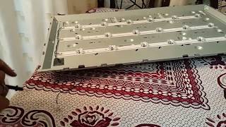 طريقة تغيير ليدات شاشة How to fix LED TV Black Screen No Backlight Problem  lg [upl. by Tireb46]