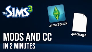 How To Install Mods for The Sims 3  Explained in 2 Minutes 2024 [upl. by Harbed930]