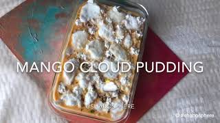 Mango Cloud Pudding  shabosphere mangopudding dubaiblogger [upl. by Carrnan420]