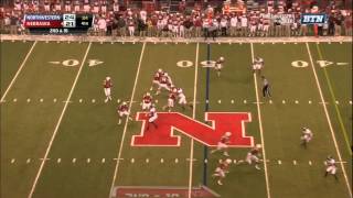 Nebraska Hail Mary vs Northwestern [upl. by Suirad]