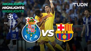 Porto vs Barcelona  HIGHLIGHTS  UEFA Champions League 202324  TUDN [upl. by Loftis]