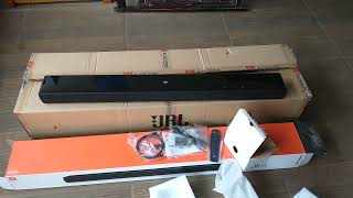 JBL Soundbar SB120 Unboxing Details Detalhado [upl. by Foah]