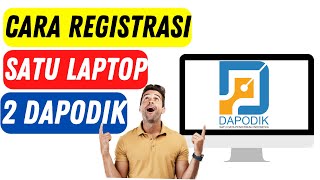 Cara Menggunakan 2 Dapodik Di 1 Laptop  Dapodik 2023 [upl. by Lahsram]