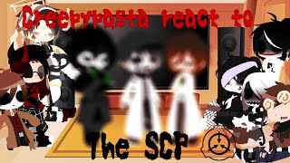 Creepypasta React to ✨SCP✨Yes this is LaZy THIS IS OLD ASF [upl. by Nwahsar]