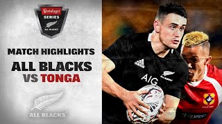 HIGHLIGHTS All Blacks v Tonga Steinlager Series 2021 [upl. by Cherianne]