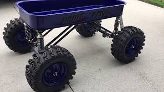 Custom Built Lifted Radio Flyer Wagon [upl. by Bethel733]