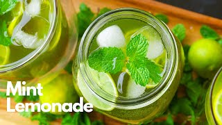 Mint Lemonade  Refreshing Summer Drink  Mint Lemon Juice [upl. by Asylem770]