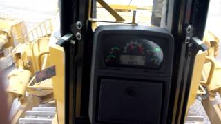 Cat D10T Bulldozer Cab View [upl. by Hauser516]