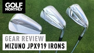 Mizuno JPX919 Irons  Gear Review  Golf Monthly [upl. by Anilak]