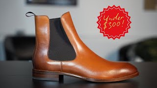 Beckett Simonon Bolton Chelsea Boot  First Look  Best Dress Shoes Under 300 [upl. by Akimahs]