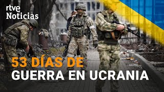 GUERRA UCRANIA CONTINÚAN los ATAQUES en KIEV y se SUSPENDEN las EVACUACIONES en el ESTE  RTVE [upl. by Bratton]