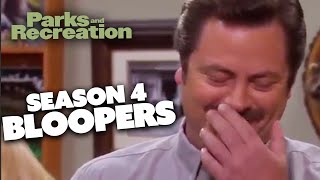 Season 4 BLOOPERS  Parks and Recreation  Comedy Bites [upl. by Colbert]