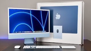 Apple iMac 24 Unboxing amp Review in 2022 [upl. by Ahsitan]