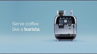 The Smeg Manual Espresso Coffee Machine  Barista Style Coffee [upl. by Gillan]