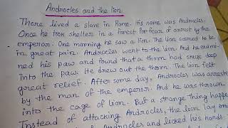 Androcles and the lion storystory writing Androcles and the lion [upl. by Aiepoissac575]