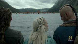 Vikings  King Harald and Halfdan Arrive In Kattegat Season 4B Official Scene 4x12 HD [upl. by Vance548]