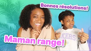 MAMAN RANGE  BONNE ANNÉE à TOUS Vlog de maman [upl. by Oj]