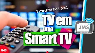 Como Transformar uma tv em Smart tv  PASSO A PASSO  TV BOX [upl. by Kcinom889]