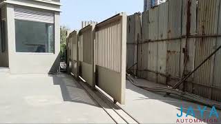 SEROVA  10 M  3 LEAF MOTORISED TELESCOPIC SLIDING GATE [upl. by Ziom]