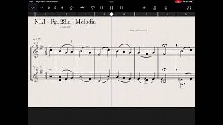 Pg 23  Melodia  Nicolas Laoureux I  Violino [upl. by Nnyltiac]