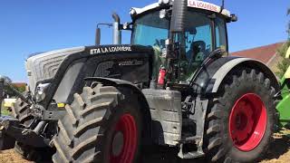 Démonstration de pressage avec Fendt 939 black beauty et presse Krone 1290 HDP II ETA La Louvière [upl. by Gagne]