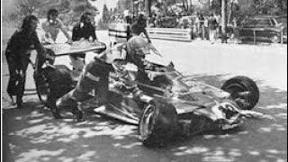 Niki Lauda amp Clay Regazzoni Crash RARE ANGLE Montjuic 1975 [upl. by Waligore]