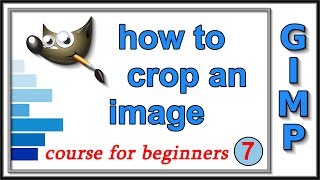 Gimp Course For Beginners 7 How to Crop an Image [upl. by Yruoc]