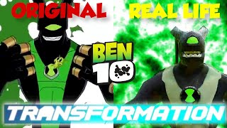 Ben 10  Feedback amp Wildvine Original Transformation VS Real Life [upl. by Arocahs59]