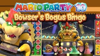 Mario Party 10  Bowser Mode Bowsers Bogus Bingo Gameplay With GamePad Capture [upl. by Rajiv]