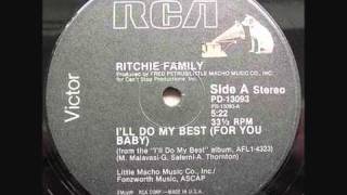 Ritchie Family  Ill Do My Best For You Baby 12quot Inch [upl. by Eugaet]