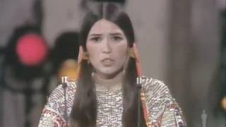 Marlon Brandos Best Actor Oscar win for quotThe Godfatherquot  Sacheen Littlefeather [upl. by Ydolem]