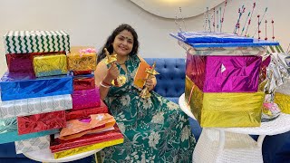 OUR GRIHA PRAVESH GIFTS UNBOXING… 🎁💝🏡🙏🏻 [upl. by Sinclair]