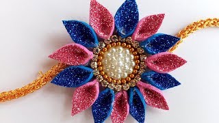 Easy Rakhi Design 2019  How to Make Rakhi at Home  Handmade Rakhi  Rakhi Designs for Competition [upl. by Fantasia]