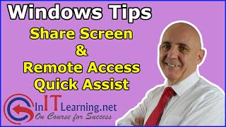 Share a Windows 10 Screen with Quick Assist [upl. by Oirramaj]