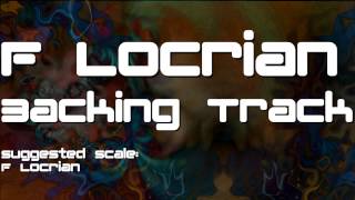 F Locrian Backing Track [upl. by Aehtorod]