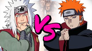 Jiraiya VS Pain l Who is strongest [upl. by Barmen]