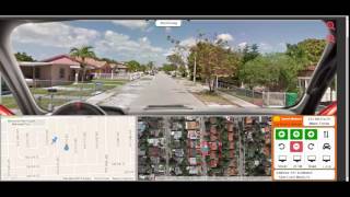 AtStreets  Drive a Virtual Car using Google Street View [upl. by Nosyla]