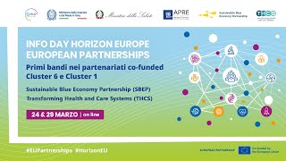 INFO DAY Horizon Europe  EU Partnerships bandi nel partenariato cofunded Cluster 6  SBEP [upl. by Teryn]