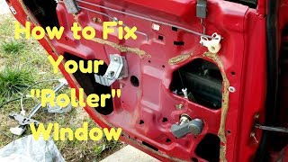 Fix Your Manual Window Regulator  quotRollyquot Hand Crank Fix  9200 HondaAcura [upl. by Holloway]