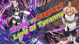 EP115 Shion VS Dagruel Lord of Tyranny [upl. by Nylacaj]