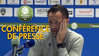 Conférence de presse FC SochauxMontbéliard  Chamois Niortais  03   201819 [upl. by Shirlee]