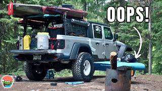 Nice drive BETTER FISHING Jeep Gladiator Ecodiesel [upl. by Nnave]