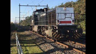 V160 1555 RTB Cargo Diesel Locomotive Train at Blerick the Netherlands 🇳🇱 November 52024 👍👍👍👍👍🚂😎🎥 [upl. by Llenrup25]